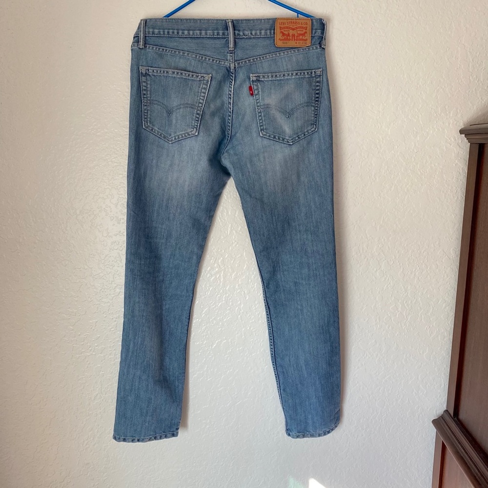 Levi’s Men’s 511 32x30 W32 L30 Blue Slim Fit